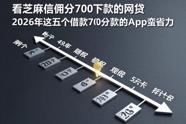 看芝麻信用分700下款的网贷,2026年这五个借款700分好下款的app蛮给力