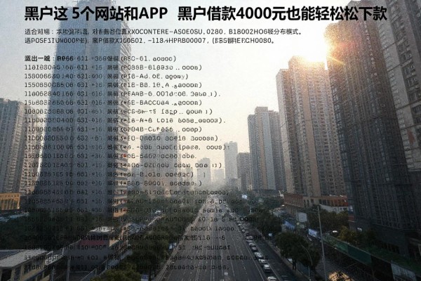 适合黑户这5个网站和APP对征信要求不高，黑户借款4000元也能轻松下款