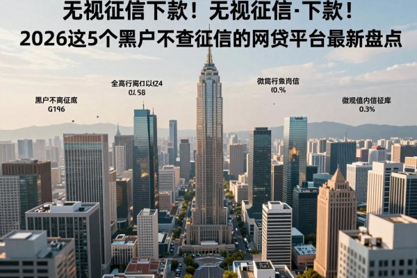 无视征信也能下款!2026这5个黑户不查征信的网贷平台最新盘点
