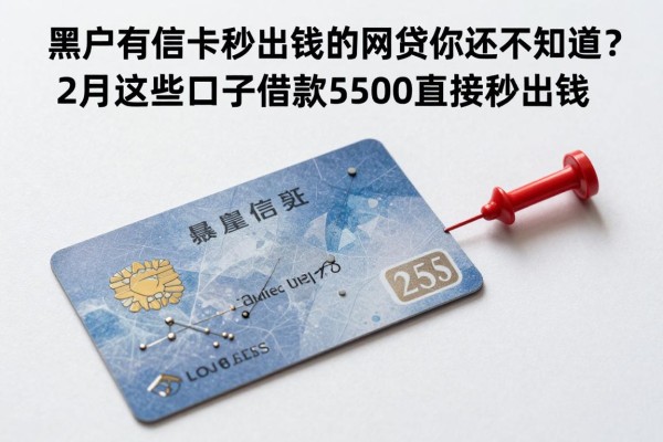 黑户有信用卡秒出钱的网贷你还不知道?2月这些口子借款5500直接秒出钱