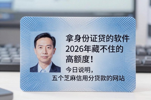拿身份证贷款的软件2026年藏不住的高额度!今日说明五个芝麻信用分贷款的网站