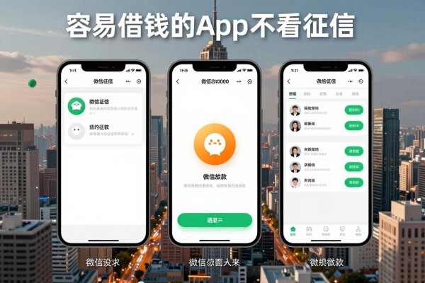 容易借钱的app不看征信,顺便盘点这几家借款30000微信放款对征信要求不高平台
