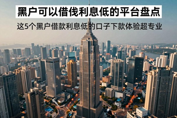 黑户可以借钱利息低的平台盘点,这5个黑户借款利息低的口子下款体验超专业