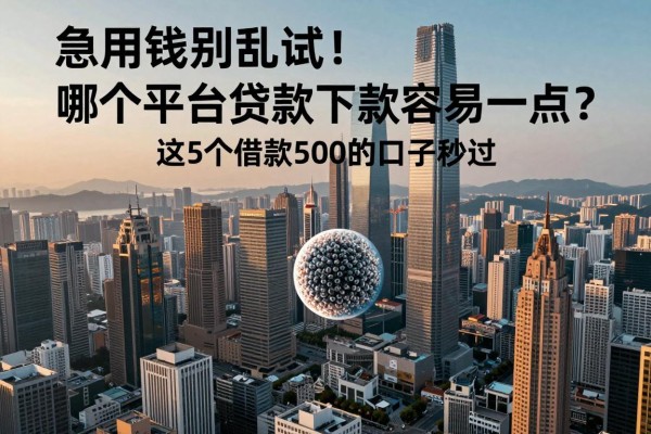 急用钱别乱试！哪个平台贷款下款容易一点？这5个借款500的口子秒过