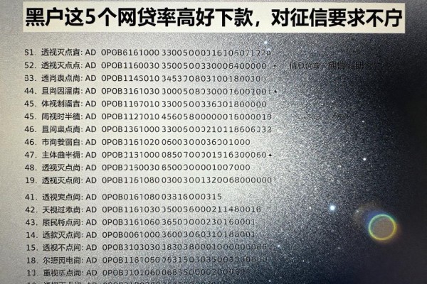 适合黑户这5个网贷通过率高好下款,综合表现尚可且借款5000对征信要求不高