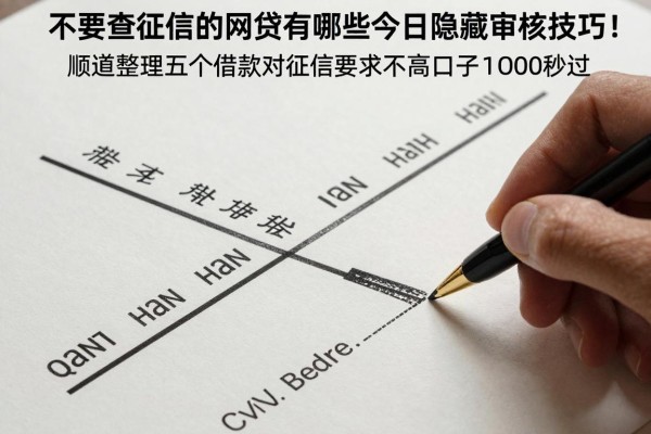 不需要查征信的网贷有哪些今日隐藏审核技巧!顺道整理五个借款对征信要求不高口子1000秒过