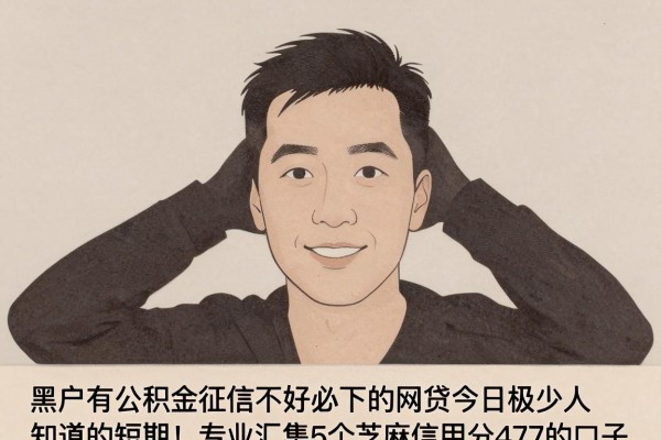 黑户有公积金征信不好必下的网贷今日极少人知道的短期!专业汇集5个芝麻信用分477的口子