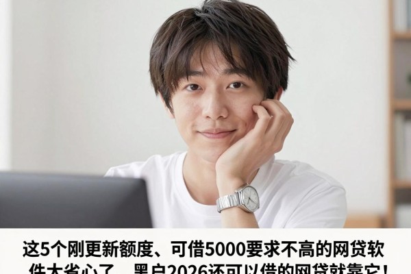 这5个刚更新额度、可借5000要求不高的网贷软件太省心了,黑户2026还可以借的网贷就靠它