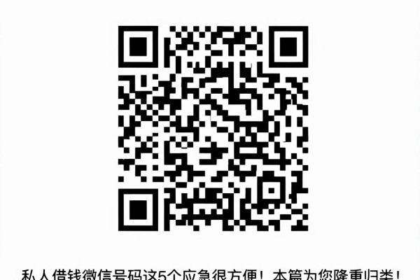 私人借钱微信号码这5个应急很方便!本篇为您隆重归类!