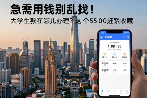 急需用钱别乱找！大学生贷款在哪儿办理？这5个能借2000的软件赶紧收藏