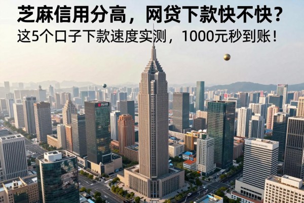 芝麻信用分高，网贷下款快不快？这5个口子下款速度实测，1000元秒到账！