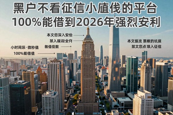 黑户不看征信小额借钱的平台100%能借到2026年强烈安利!本文为您深入聚合!