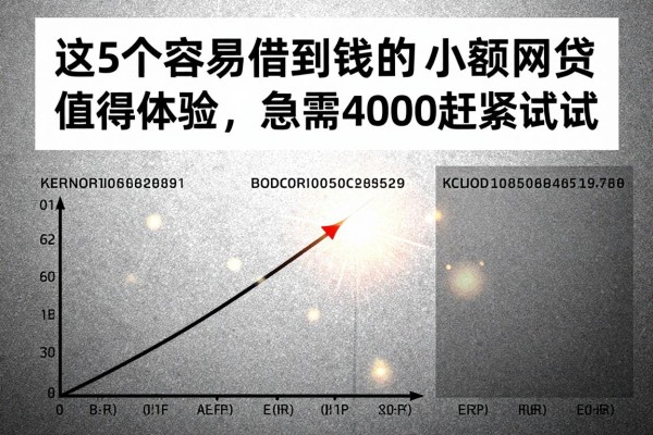 这5个容易借到钱的小额网贷值得体验，急需4000赶紧试试