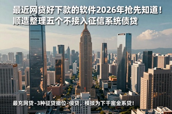 最近网贷好下款的软件2026年抢先知道!顺道整理五个不接入征信系统的借贷