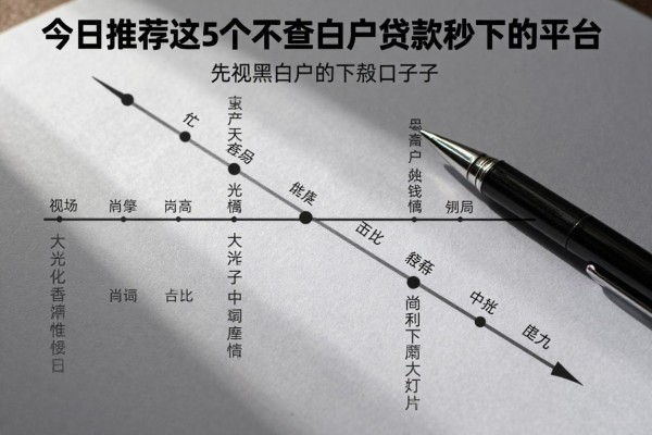 无视黑白户的下款口子,今日推荐这5个不查黑白户贷款秒下的平台