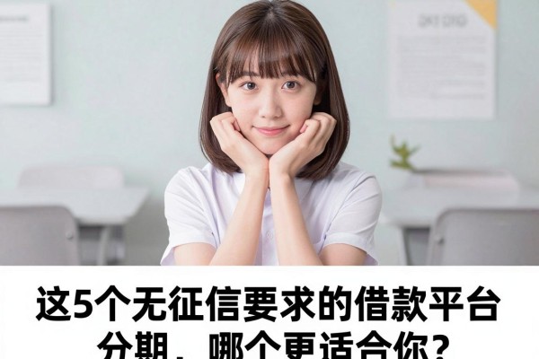 这5个无征信要求的借款平台分期,哪个更适合你?