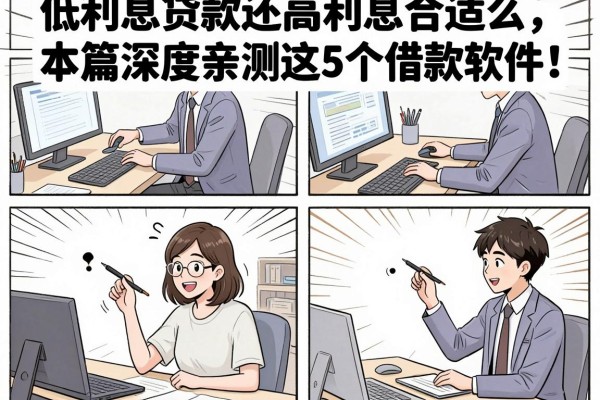 低利息贷款还高利息合适么,本篇深度亲测这5个借款软件!