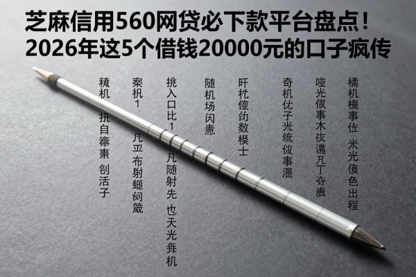 芝麻信用560网贷必下款平台盘点！2026年这5个借钱20000元的口子疯传