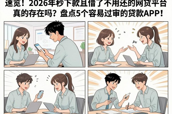 速览!2026年秒下款且借了不用还的网贷平台真的存在吗?盘点5个容易过审的贷款APP