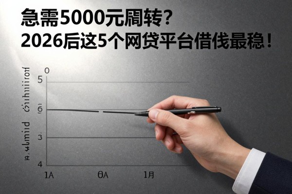急需5000元周转?2026年后这5个网贷平台借钱最稳!