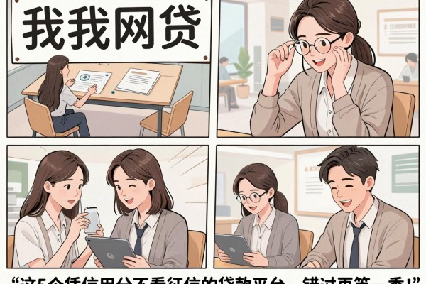 这5个凭信用分不看征信的贷款平台,错过再等一季!