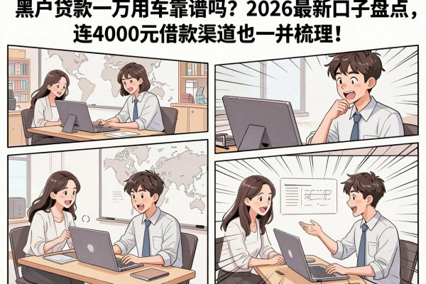 黑户贷款一万用车靠谱吗?2026最新口子盘点,连4000元借款渠道也一并梳理!