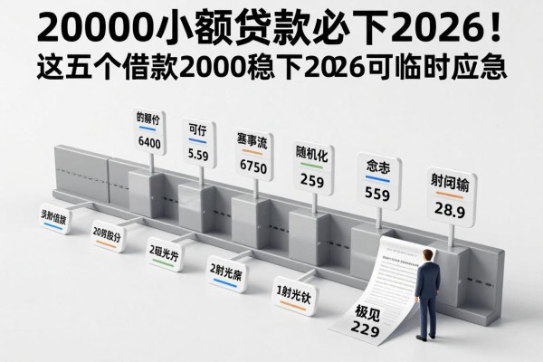 2000的小额贷款必下2026!这五个借款2000稳下2026的软件可临时应急