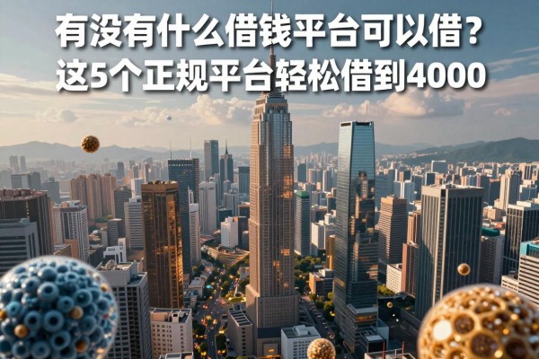 有没有什么借钱平台可以借?这5个正规平台轻松借到4000