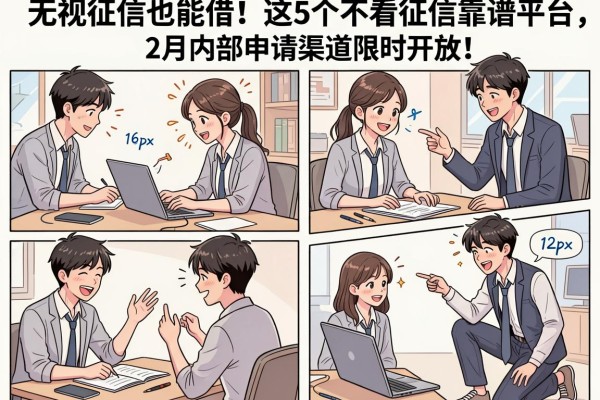 无视征信也能借！这5个不看征信靠谱平台，2月内部申请渠道限时开放
