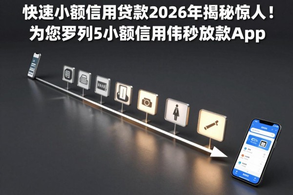 快速小额信用贷款2026年揭秘惊人!为您罗列5个小额信用借款秒放款app