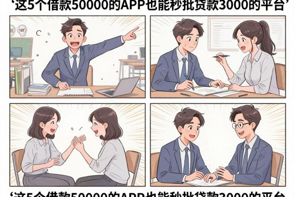 这5个借款50000的APP也能秒批贷款3000的平台