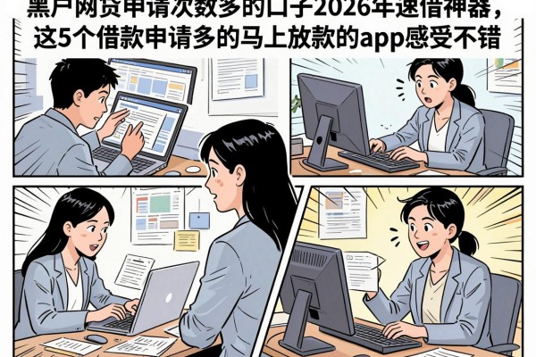 黑户网贷申请次数多的口子2026年速借神器,这5个借款申请多的马上放款的app感受不错