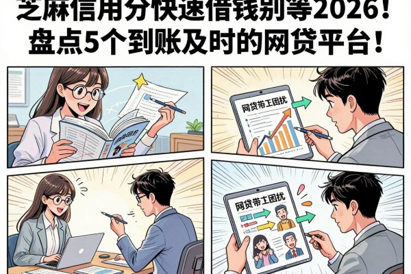 芝麻信用分快速借钱别等2026！盘点5个到账及时的网贷平台