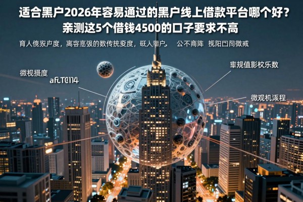 适合黑户2026年容易通过的黑户线上借款平台哪个好?亲测这5个借钱4500的口子要求不高