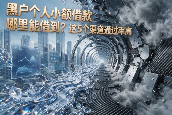 黑户个人小额借款哪里能借到?这5个渠道通过率高