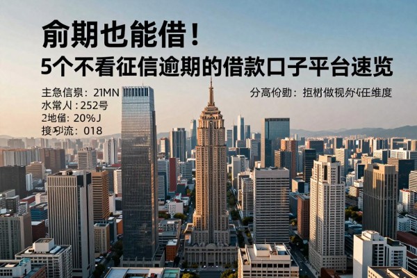 逾期也能借！5个不看征信逾期的借款口子平台速览