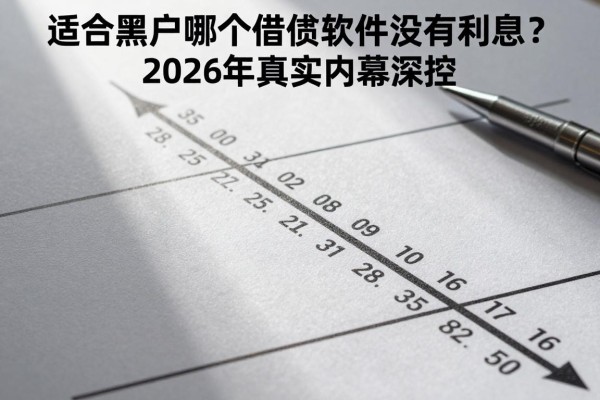 适合黑户哪个借钱软件没有利息？2026年真实内幕深挖