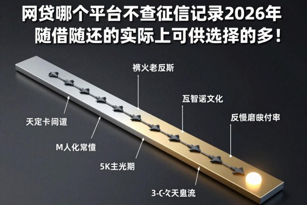 网贷哪个平台不查征信记录2026年随借随还的实际上可供选择的多！，本文隆重探讨这五个网贷app！