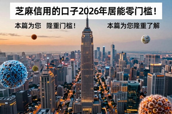 不用验证芝麻信用的口子2026年居然能零门槛!本篇为您隆重了解!
