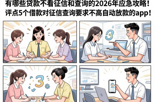 有哪些贷款不看征信和查询的2026年应急攻略!评点5个借款对征信查询要求不高自动放款的app