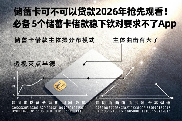 储蓄卡可不可以贷款2026年抢先观看!必备5个储蓄卡借款稳下款对要求不高app