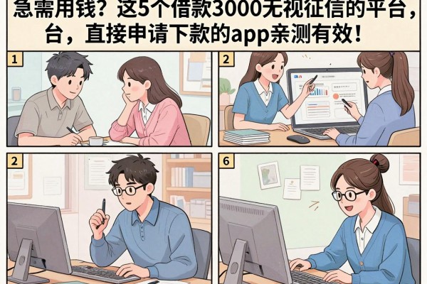 急需用钱?这5个借款3000无视征信的平台,直接申请下款的app亲测有效!