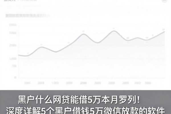 黑户什么网贷能借5万本月罗列!深度详解5个黑户借钱5万微信放款的软件
