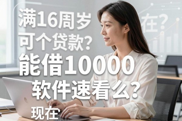 满16周岁可以贷款么现在?这5个能借10000的软件速看