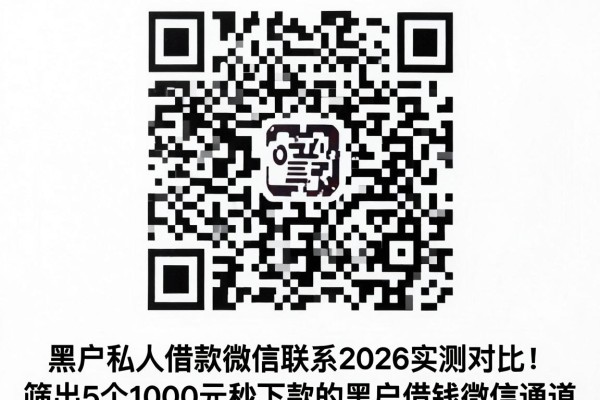 黑户私人借款微信联系2026实测对比!筛出5个1000元秒下款的黑户借钱微信通道
