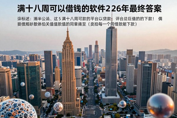 满十八周可以借钱的软件2026年最终答案！详述​这5个满十八周可以贷款的平台4000能下款