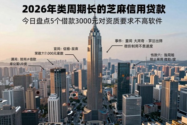 2026年归类周期长的芝麻信用贷款,今日盘点5个借款3000元对资质要求不高软件