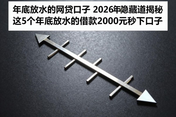 年底放水的网贷口子,2026年隐藏通道揭秘这5个年底放水的借款2000元秒下口子