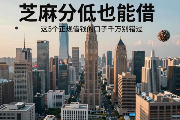 芝麻分低也能借,这5个正规借钱的口子千万别错过