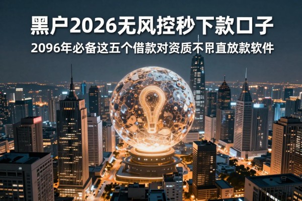 黑户2026无风控秒下款口子,2026年必备这五个借款对资质要求不高直接放款软件